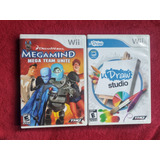 Par De Juegos Wii Megamind Megamente Y Draw  Studio 