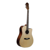 Guitarra Electroacústica Tipo Texana La Sevillana Tx100ceqss