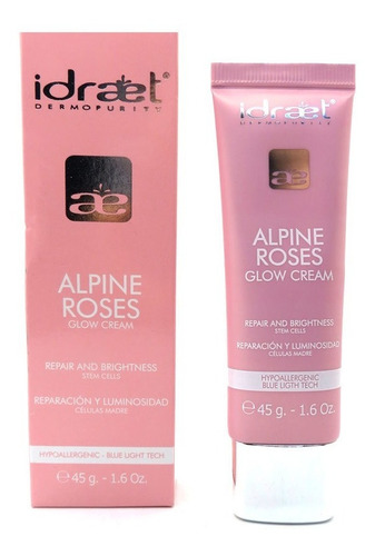 Alpine Roses Glow Cream Idraet Células Madre Repara Hidratar