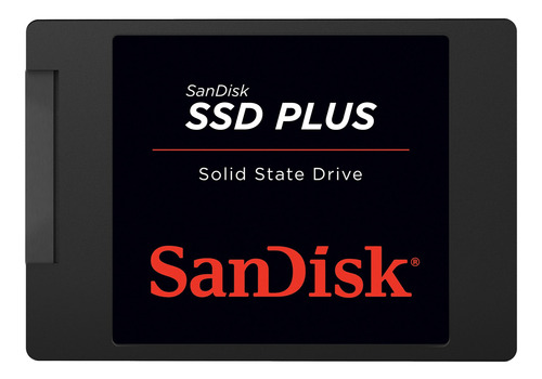 Sandisk Plus Sata Iii Ssd De 480 Gb, Lectura De 535 Mb/s, Grav 445 Mb/s, Color Negro