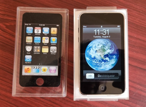 iPod Touch 2gen 8gb Negro Completo Muy Raro Para Exigentes