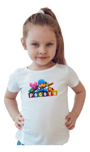 Playera Personalizada De Pocoyo Regalo Para Niños Con Nombre