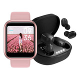 Relógio Smart  Digital D20 Masculino / Feminino + Fone S/fi