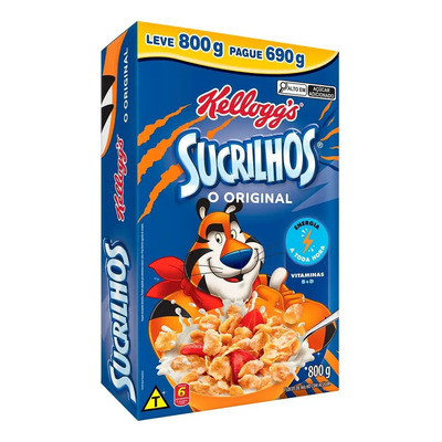 Cereais SUCRILHOS Kellogg's Sucrilhos Kellogg's Original em caixa 800 g | MercadoLivre