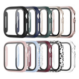 10pc Protector Cristal Para Apple Watch 8 7 6 5 4 3 Se Ultra