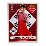 Figurinha Extra Heung Min Son Bordô Copa 2022 Rara Legend