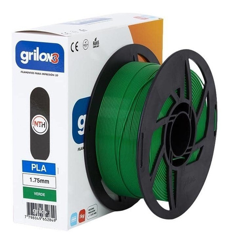 Filamentos Pla Grilon3 1kg 1.75mm Verde