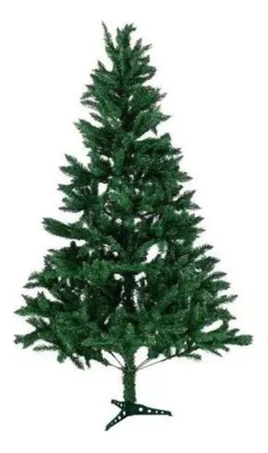 Arbol De Navidad 1.5 M Verde Navideño Frondoso Con Soporte