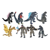Twcare Juego De 8 Figuras De Acción Movibles De King Kong .
