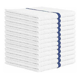 Nabob Wipers Kitchen Bar Mop Towels 12 Pack - 100% Cotton - 