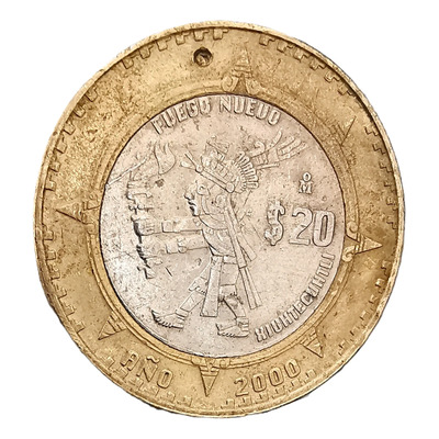 Moneda 20 Pesos Fuego Nuevo Año 2000 | MercadoLibre