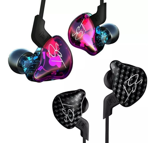 Audífonos In Ear Kz-zst Pro Monitores