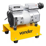 Compressor De Ar Mini Elétrico Portátil Vonder 68.28.750 Monofásica 0l 750w 220v 60hz Cinza/amarelo