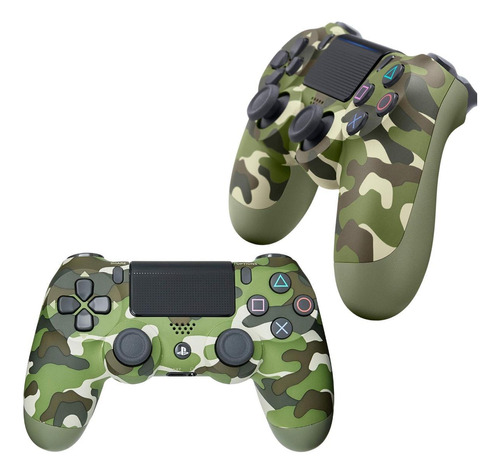 Controle Camuflado Bluetooth Jogos Em Computador E Videogame