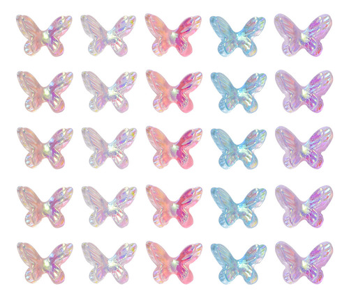 Accesorios De Decoración De Uñas 3d Con Forma De Mariposa Pa