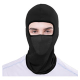 Pasamontañas Tactico Negro, Balaclava Bandanas Deportivas Color Negro