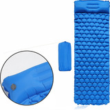 Colchoneta Colchon Inflable Almohada Camping Termico  5cm