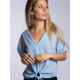 Blusa Simil Lino De Dama Verano 