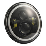 Led Headlights Round Headlight Angel's Eye 7 Inches