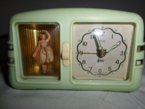 Antiguo Reloj Peter Musical Alarma Con Bailarina Aleman