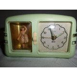 Antiguo Reloj Peter Musical Alarma Con Bailarina Aleman