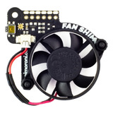 Cooler Ventilador Fan Shim Pimoroni Para Raspberry Pi Led Rgb