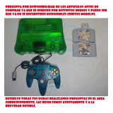 Nintendo 64 Jungle Green Inc Smash Bros Y Mario Kart Preg.