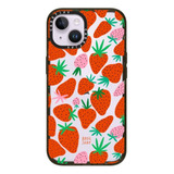 Funda Casetify Para iPhone 14 Fresas