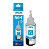 Tanque De Tinta Ecotank Epson 664 Cyan 70ml 6500 Páginas