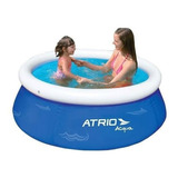 Piscina Inflável Redonda Es303 De 40cm X 45cm 1000l Cor Azul