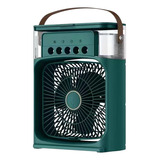 Ventilador Mini Climatizador Humidificador Enfriador Portátil Fasilyt Pw-5k Color Verde