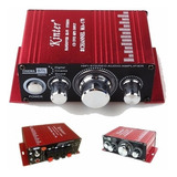 Mini Modulo Amplificador 2 Canais Carro Barco Mp3 Home