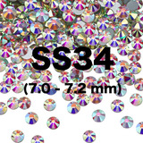 Ss34 Cristal Ab 288 Pzs P/ Uñas Y Vestuarios  Super Brillo 