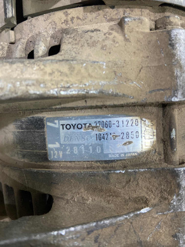 Alternador Toyota Land Cruiser Prado 2012 Original Impecable Foto 2