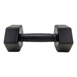 Mancuerna 3 Kg Recubierta Pvc X Unidad Gym Marca Sonnos Color Negro