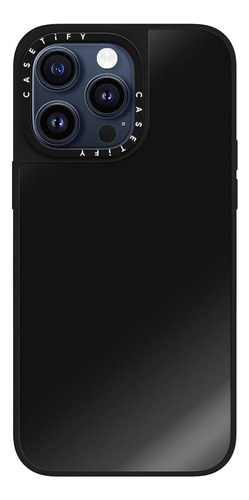 Funda Casetify Mirror Para iPhone 15 Pro Max Magsafe Negro