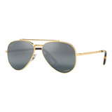 Anteojos De Sol Ray Ban New Aviator Polarizados Rb3625+ T.58