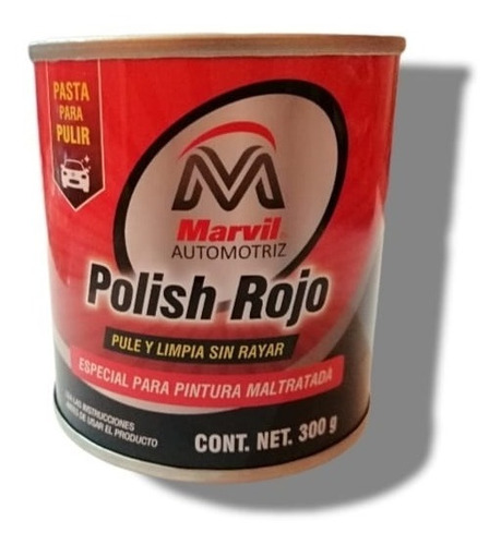Polish Marvil Rojo Todo Tipo De Pintura 300g D1