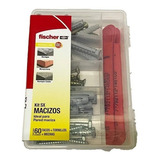 Kit Tarugos Para Ladrilolo Hueco + Mechas Fischer 60 Piezas