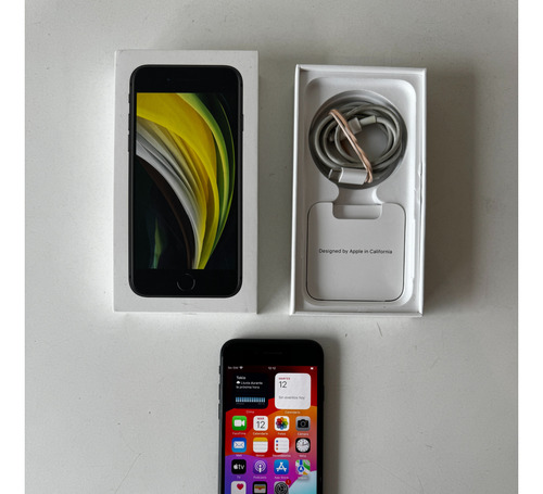 iPhone SE 2020 128gb Bateria Al 82% + Caja, Cargador Y Cable