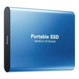 . Disco Duro Externo 4 Tb Sdd Portátil Usb 3.1 Tipo C, Azul