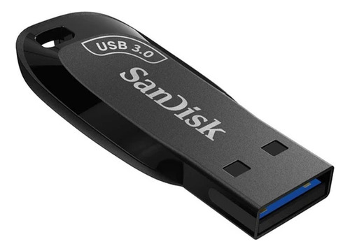 Pendrive Preto, Armazenamento Externo Preto Usb 3.0 / 32gb