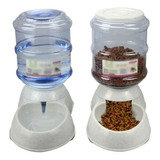 Pack 2 Dispensador Agua / Comida Para Gatos Y Perros Mascota