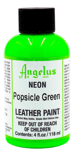 Pintura Acrílica Angelus 4 Oz ( 1 Pieza ) Color Popsicle Green