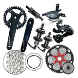 Kit Peças Bike Absolute 12v Mtb Cassete K7 11x52d Cubos 32f