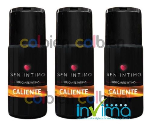 Lubricante Intimo Caliente Chocolate De 30ml X3 Con Invima 