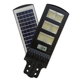 Luminária Pública Solar Para Poste Led 150w 6500k Com Sensor