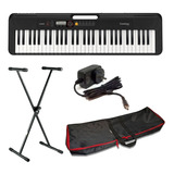 Teclado Casio 61 Teclas Ct-s200 + Funda + Soporte + Fuente