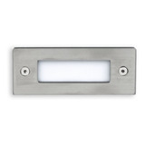 4x Spot Embutir Pared 220v Luz Led Acero Inox. / Escalera Completo Listo Para Instalar