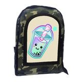 Mochila Camuflada Kawaii Kawai Kaway A28